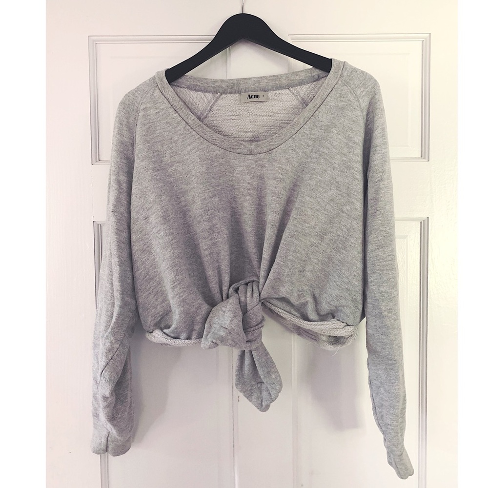 Acne Cropped Sweatshirt